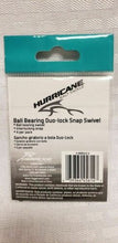 Load image into Gallery viewer, Hurricane Ball Bearing Duo-Lock Snap Swivel Size 2 - w/Interlocking Snap 4-Pack
