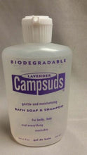 Load image into Gallery viewer, Sierra Dawn Campsuds Camp Soap 4oz Biodegradable Bath / Shampoo Lavender
