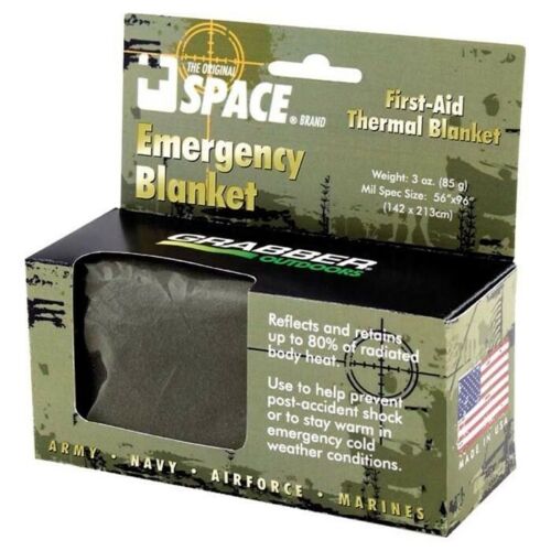 Grabber Outdoors Space Emergency Thermal Blanket 56