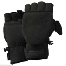 Load image into Gallery viewer, Outdoor Designs Fuji Convertible Glove Black Fleece Gloves XL
