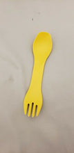 Load image into Gallery viewer, Humangear GoBites Uno Spoon/Fork Combo Utensil Yellow OEM - Sturdy BPA-Free
