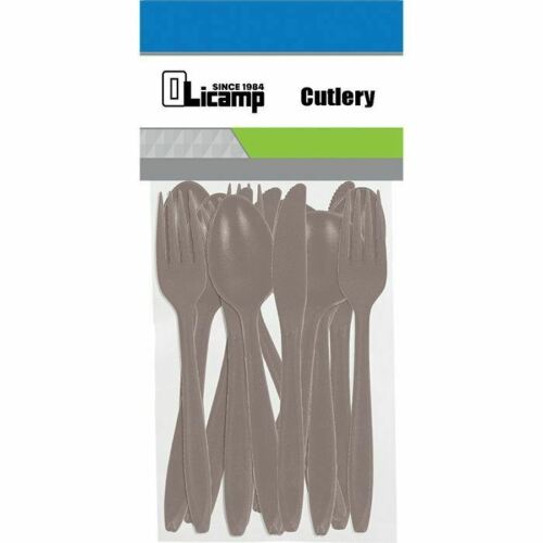Olicamp Knife-Fork-Teaspoon-Soupspoon BPA-Free Utensil Ultralight Cutlery 16-Pak