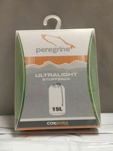 Load image into Gallery viewer, Peregrine Ultralight Weatherproof Nylon Stuff Sack / Bag 15L Green 329174
