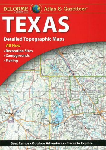 Delorme Texas TX Atlas & Gazetteer Map Newest Edition Topographic / Road Maps
