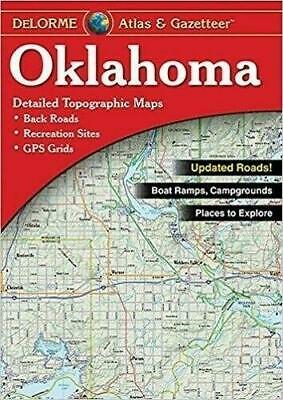 Delorme Oklahoma OK Atlas and Gazetteer Topo Road Map Topographic Maps