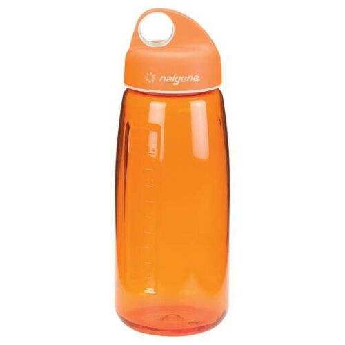 Nalgene N-Gen 53mm Wide Mouth 24oz Tritan Water Bottle Orange w/Orange Loop Lid