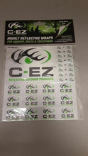 Load image into Gallery viewer, C-EZ Highly Reflective Numbered Wraps 1-Window 12-Arrow 9-Treestand Black/Green
