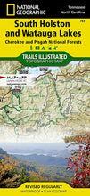Load image into Gallery viewer, National Geographic Trails Illustrated TN/NC S Holston Lakes Trail Map TI00000783
