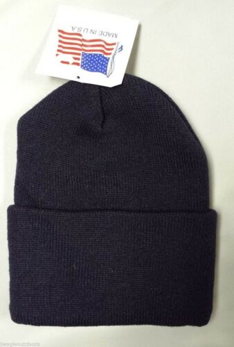 Liberty Mountain Basic SuperStretch Cuff Cap Blue Beanie Stocking Sock Hat