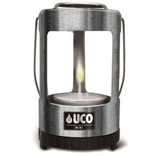 Load image into Gallery viewer, UCO Mini Candle Lantern Silver Aluminum Tealight Candles Tent Light &amp; Warmth

