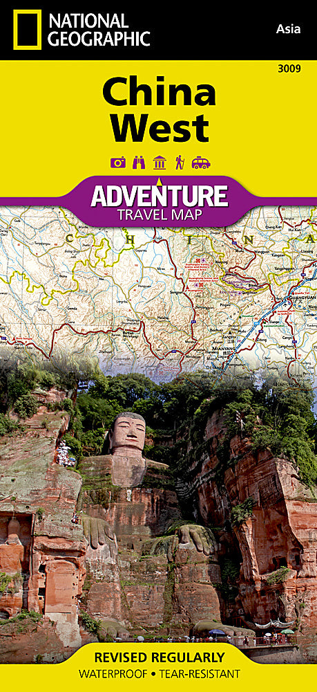 National Geographic Adventure Map China West AD00003009