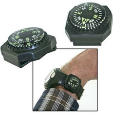 Load image into Gallery viewer, Sun Slip-On Wrist Liquid-Filled Watchband Compass Backpacking Hunting 860
