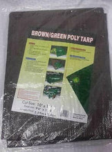 Load image into Gallery viewer, Kotap 10&#39; X 12&#39; Reversible Brown/Green Waterproof Poly Tarp UV Resistant
