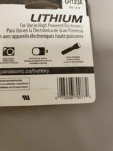 Load image into Gallery viewer, Panasonic CR123A Lithium 3V Camera Photo Battery 6-Pack CR17345-DL/EL123A-K123A

