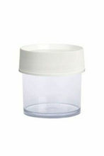 Load image into Gallery viewer, Nalgene 4oz Air-Tight Wide Mouth Kitchen Storage Jar Clear w/White Lid BPA-Free
