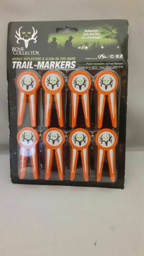 C-EZ Highly Reflective Glow-in-the-Dark Bone Collector Trail Markers 16-Pack