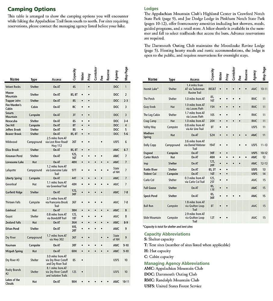 National Geographic TI Appalachian Trail NH Hanover to Mount Carlo Map TI00001511