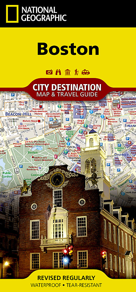 National Geographic City Destination Map Boston MA DC00620541