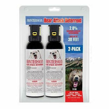 Load image into Gallery viewer, Sabre Frontiersman Bear Spray 7.9oz 2-Pack (No Holster) Max Strength - 30&#39; Range
