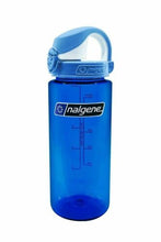 Load image into Gallery viewer, Nalgene Atlantis Wide Mouth 20oz Water Bottle Blue w/Blue OTF Cap - BPA Free
