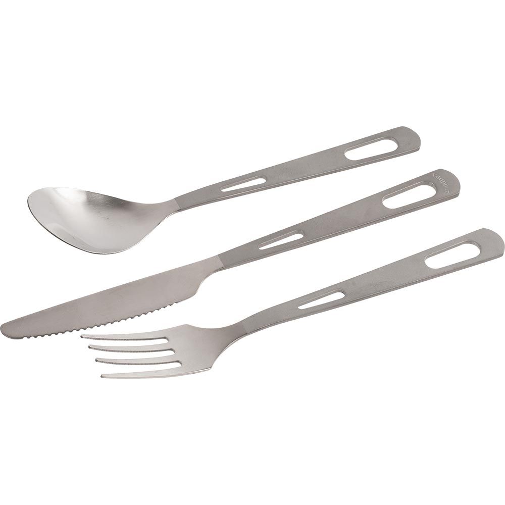 Olicamp Titanium 3-Piece Cutlery w/Carabiner 328120