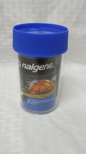 Nalgene Outdoor Storage Container 8oz BPA-Free Clear Bottle w/Blue Lid