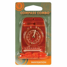 Load image into Gallery viewer, Ultimate Survival UST Combo Compass w/Thermometer, Whistle, Breakaway Lanyard
