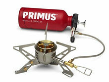 Load image into Gallery viewer, Primus OmniFuel Multi-Fuel Gas Stove w/Fuel Bottle, Windscreen &amp; Stuff Sack
