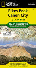 Load image into Gallery viewer, National Geographic Trails Illustrated Colorado Pikes Peak / Canyon City Map TI00000137
