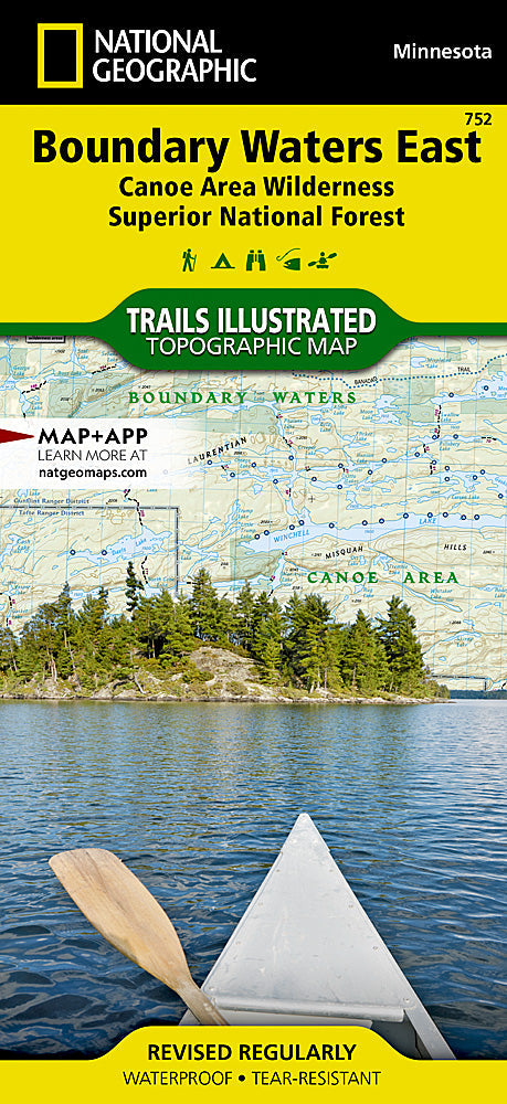 National Geographic Trails Illustrated MN East Superior National Forest Map TI00000752
