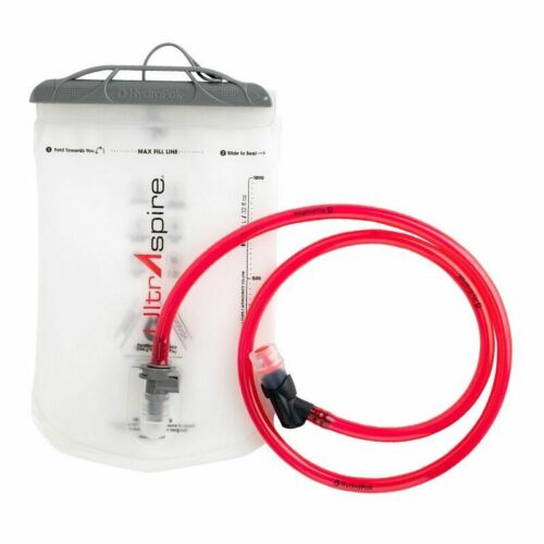 UltrAspire 1L Hydration Bottle / Reservoir w/Hose & Bite Valve - BPA/PVC Free