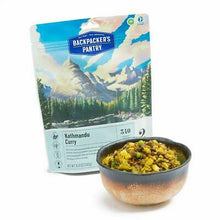 Load image into Gallery viewer, Backpacker&#39;s Pantry Kathmandu Curry w/Brown Rice 2-Serv Freeze Dried Camp Food
