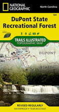 Load image into Gallery viewer, National Geographic Trails Illustrated NC DuPont State Rec Forest Topo Map TI00000504
