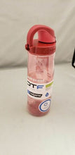 Load image into Gallery viewer, Nalgene On The Fly 24oz Water Bottle Clear Red w/Beet Red OTF Cap - BPA Free
