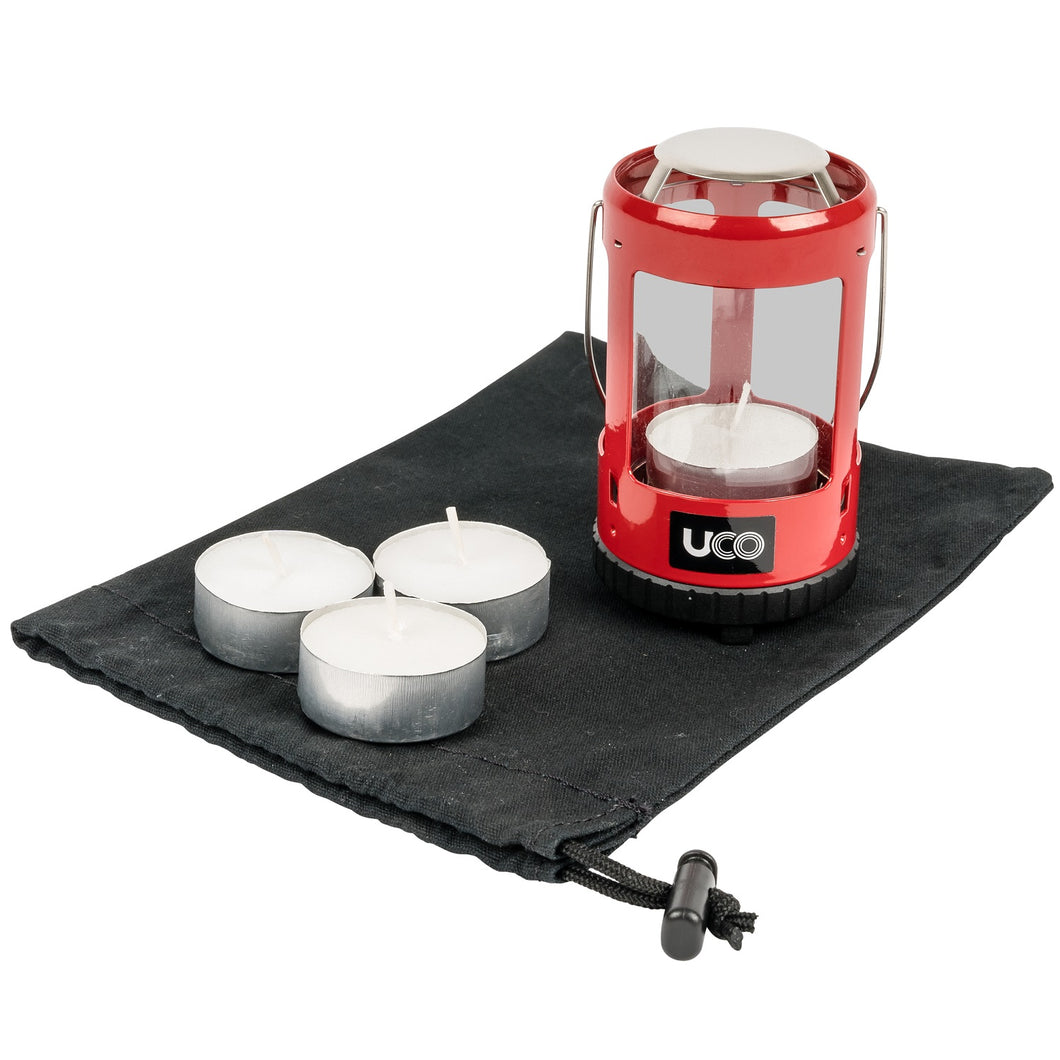 UCO Mini Candle Lantern Kit 2.0 Red A-KIT