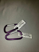 Load image into Gallery viewer, Liberty Mountain Multi-Biner 50mm (1.97&quot;) HA Aluminum Carabiners Purple 2-Pack
