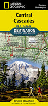 Load image into Gallery viewer, National Geographic Central Cascades Destination Touring Map &amp; Guide DM01020690
