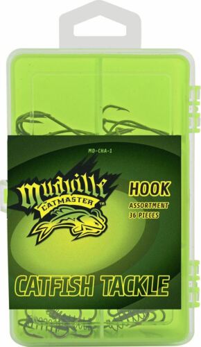 Mudville Catmaster Bait Holder & Dough Bait Treble Hooks Assortment 36-Pack