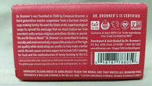 Load image into Gallery viewer, Dr Bronner&#39;s / Bronners Hemp Rose Scent Pure-Castile Magic Bar Soap Organic
