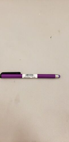 Atomic Micro Slim Purple Stylus for Smart Phone/Tablet w/Rubber Tip/Pocket Clip