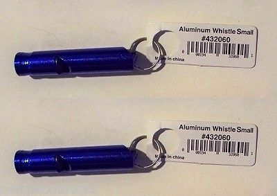 Liberty Mountain Small Aluminum Whistle Blue 1-Pack Emergency/Signal/Survival