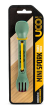 Load image into Gallery viewer, UCO Mini Utility Spork 3-Pack Terra Colors w/Tether F-SP-M-3PK
