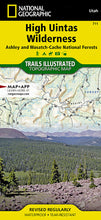 Load image into Gallery viewer, National Geographic Trails Illustrated Utah High Uintas Wilderness Map TI00000711
