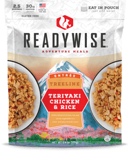 Load image into Gallery viewer, ReadyWise Treeline Teriyaki Chicken &amp; Rice 2.5 Servings
