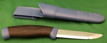 Load image into Gallery viewer, Morakniv Companion Knife w/Sheath Navy Blue OEM M-13214

