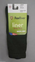 Load image into Gallery viewer, Fox River 4478 Wick Dry Alturas Socks Ultra-Lightweight Crew Liner Sock Olive M
