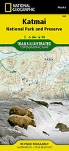Load image into Gallery viewer, National Geographic Trails Illustrated Alaska Katmai National Park Map TI00000248
