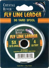 Load image into Gallery viewer, Crystal River Fly Fishing High Strength Copolymer Leader Wheel 5X 4lb 30 Yards
