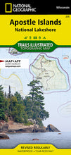 Load image into Gallery viewer, National Geographic WI Apostle Islands Ntl Lakeshore Trails Illustrated Map TI00000235
