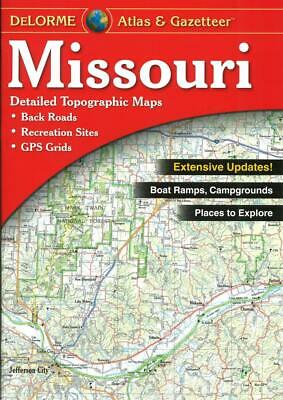 Delorme Missouri MO Atlas & Gazetteer Map Newest Edition Topographic / Road Maps